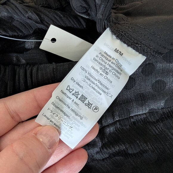 NWT Madewell Cropped Wide-Leg Pull-on Pants, Size M - Picture 8 of 8